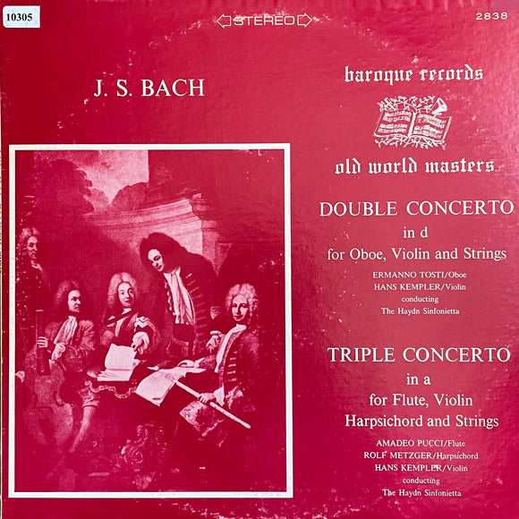 J. S. Bach - Double And Triple Concerto Vinyl