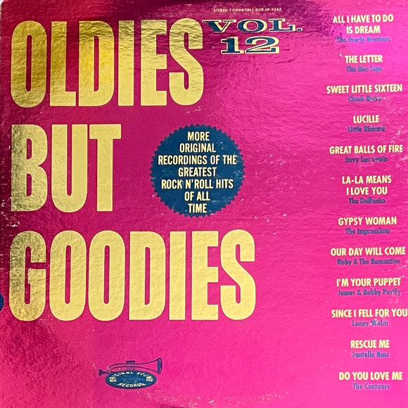 Oldies But Goodies Vol 12 Vinyl
