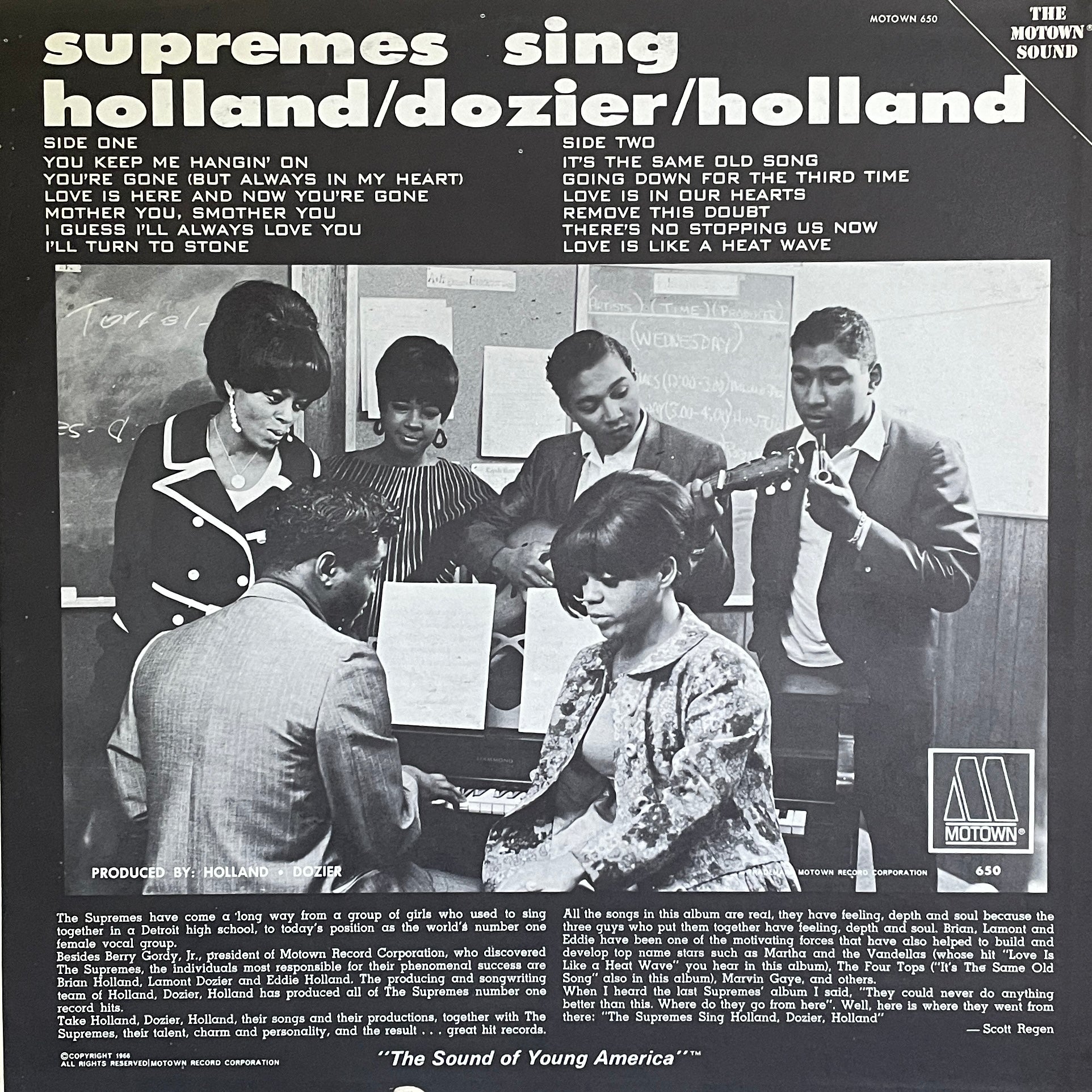 The Supremes - Sing - Holland-Dozier-Holland – Garfield Records